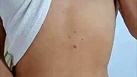 Latina Milf Masturbates With Cucumber