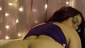 Horny young girl masturbates to her wild fantasies 😏