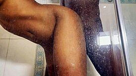 On your knees gobbling the monster cock down your throat, then bent over the wall for hardcore fucking.