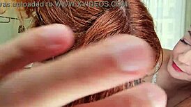 Playful Redhead Babes Sadie Smut & Elise Mckenna Share Huge Cock & Facial