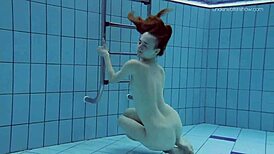 Hey, wanna see Anna Netrebko teasing in a bikini underwater at the pool?
