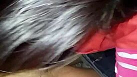 the inked fit babe delivers pov blowjob and cumshot