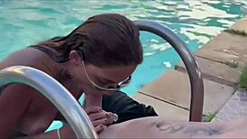 Ana Miller Fucks Ktal in Pool