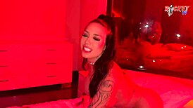 rocket tv - kazumi's redlight district party turned into a wild threesome