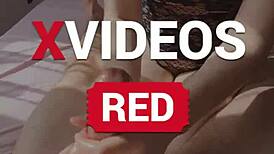 I can't believe how hot Sunny's handjob feels, making me cum so hard!