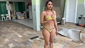 Hot Boss Pays Pool Guy With Pussy