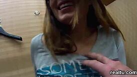 Flawless Czech Teen 18+ Seduced in Mall and Pounded in POV!