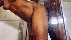 On your knees gobbling the monster cock down your throat, then bent over the wall for hardcore fucking.