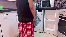 Pov wetpinay in school uniform washes after porn videos