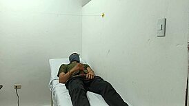 So, doctor, why jerk your cock in the office like that?