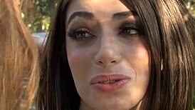 Lesbian couple enjoys outdoor activity