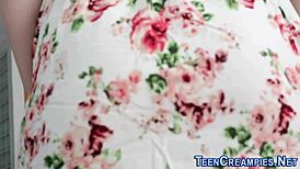 skinny teen gets filled in high definition