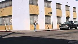 Belladonna in black stockings enjoys anal sex