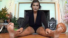 The GODDESS Delivers BAREFOOT HUMILIATION To Her SLAVE