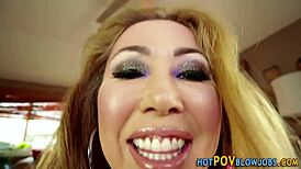 asian ho takes jizzy mouth deepthroat