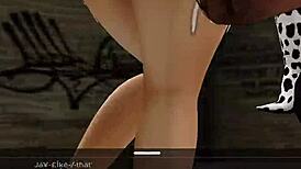 Bu Büyük Kalçalı Orospu Partimde Twerk Yapıyor?