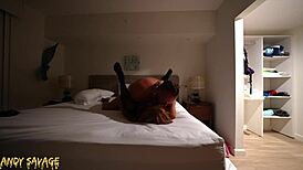 Rough Domination In Amazon Position With Big Black Cock Friend