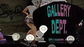 Watch this big booty bitch twerk at my party?