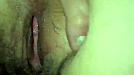 Dripping cum from her pussy! She feels so good!