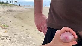 what are you doing, people are watching, i'm cumming in front of everyone again on the beach