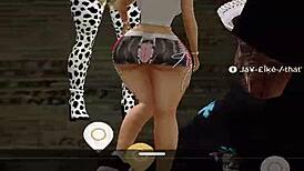 Watch this big booty bitch twerk at my party?