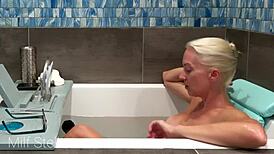 Bathing with Stella E01 for Pussy and Body Shaving