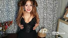 hey, wanna see an asian pussy teased with a paintbrush and fingers?