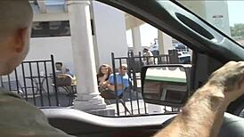 Passionate interracial lesbians dominate with deep anal play