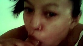 homemade swallowing cock real