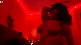 Sexy bbw rides muscular lesbian stud hard