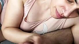 Yo, quick handjob and blowjob before bedtime