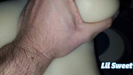 I follow this petite teen while she watches another get fucked – I love petite teens.