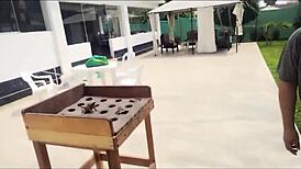 Candyboom Peruvian Latina Gets Wet Pussy Fucked And Blowjob