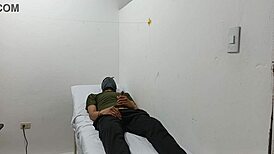 So, doctor, why jerk your cock in the office like that?