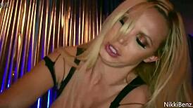 Big Boobed Nikki Benz Bent Over for Cock?