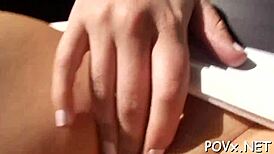 seductive girlfriend blends cock-riding and oral perfectly, feeling emotions