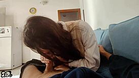 ragazzo begs for blowjob but gets only handjob in kinky amateur game