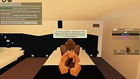 Roblox Porn Blacked with Big Ass Blowjob and Rough Monster Cock Action