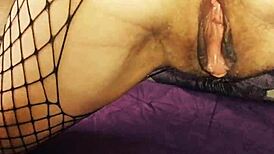 do these young fuckers spare the mature milf in lingerie, fucking her ass in homemade fetish casting?