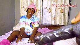 Girl Next Door Chooses Dildo For Passionate Blowjob In Dorm