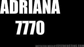 I interviewed damn sexy Adriana for Czech casting, she gave a sloppy blowjob