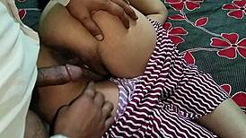 priyanshi sharma enjoys bent over doggystyle sex with her step dad, cum, and anal