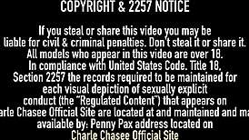 Charlee Chase cums after sticking vibrator in her mature cunt