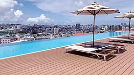 Okinawa hibiscus nipples in fucking and sleeping scene