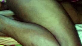 Petite ebony teen fears big cock