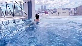 Okinawa hibiscus nipples in fucking and sleeping scene