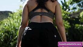 Whitney Wright Seduces Ebony Alexis Tae After Intense Workout.