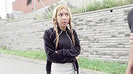 Horny Girl Walks Street Asking For Dicks Part 2