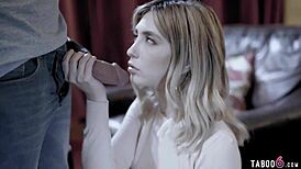 Babysitter teen fucks while on phone with boyfriend