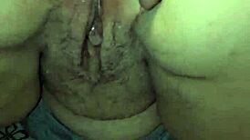 Wife Bends Over For Creampie In Big Ass Pussy